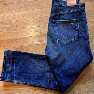 Gia High Rise Ankle Straight Leg Jeans